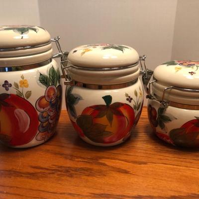 3 Piece Canister Set -Lot 455