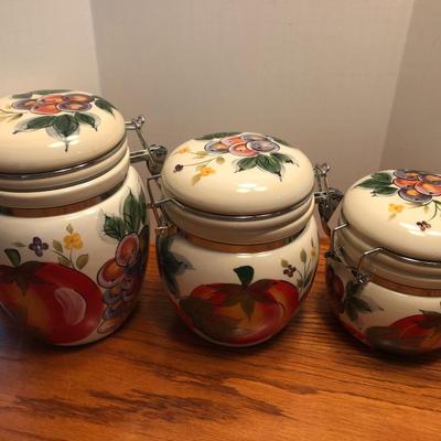3 Piece Canister Set -Lot 455