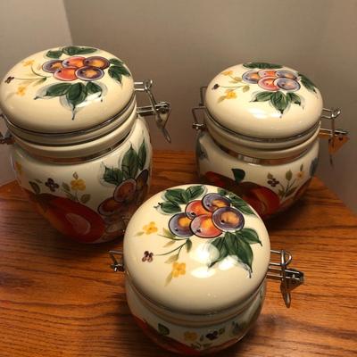 3 Piece Canister Set -Lot 455