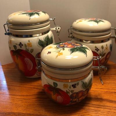 3 Piece Canister Set -Lot 455