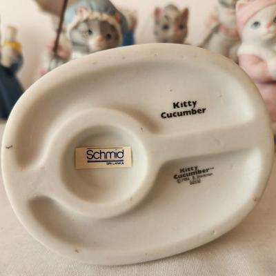 Lot #171  Lof of Schmid Kitty Cucumber Figures - 15 pieces