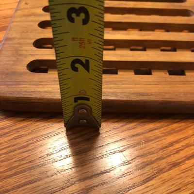 Teak Hot Plate & MCM Tray -Lot 458