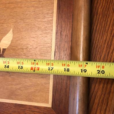 Teak Hot Plate & MCM Tray -Lot 458