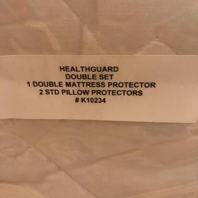 Healthguard Double Set Queen Mattress Protection & Pillow Protectors -Lot 461