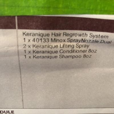 New Old Stock - KERANIQUE Hair Regrowth Treatment 5 Total Boxes -Lot 464