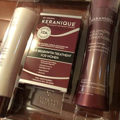 New Old Stock - KERANIQUE Hair Regrowth Treatment 5 Total Boxes -Lot 464