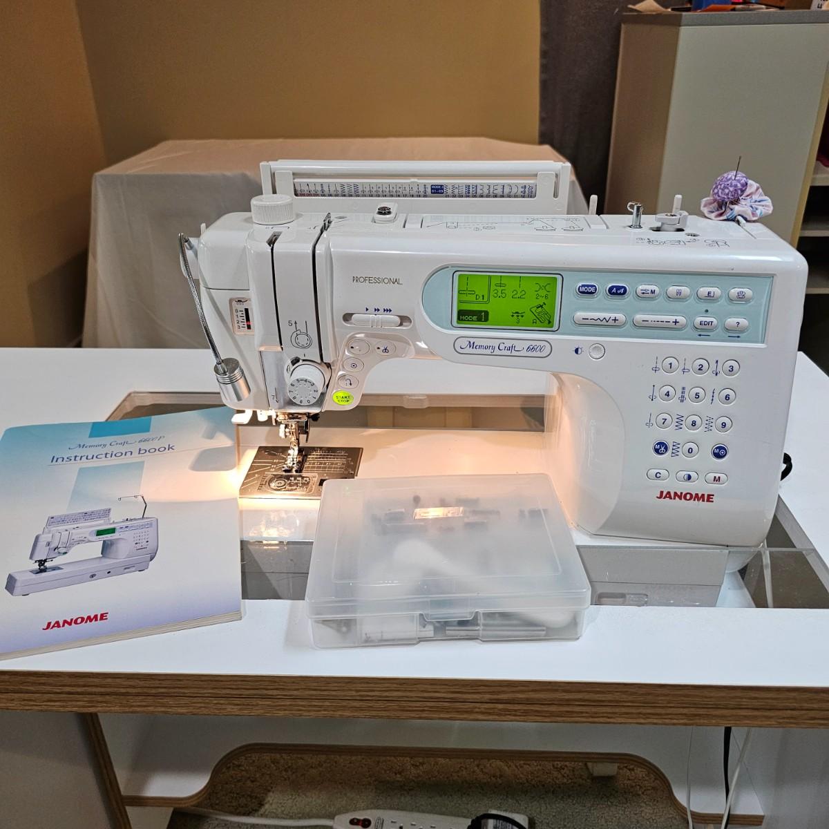 Janome Memory Craft 6600 P Sewing Machine + More (CRJS)