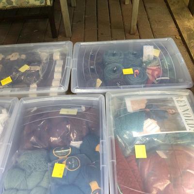 ***H U G E MEGA YARN LOT*** 12 Sealed Containers of Yarn (Baby Alpaca,Silk,Kid Mohair,Angora,Llama,Virgin Wool) -Lot 467