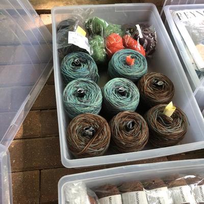 ***H U G E MEGA YARN LOT*** 12 Sealed Containers of Yarn (Baby Alpaca,Silk,Kid Mohair,Angora,Llama,Virgin Wool) -Lot 467