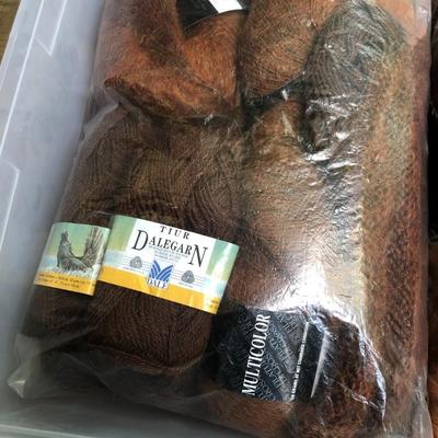 ***H U G E MEGA YARN LOT*** 12 Sealed Containers of Yarn (Baby Alpaca,Silk,Kid Mohair,Angora,Llama,Virgin Wool) -Lot 467
