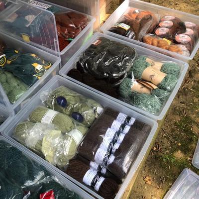 ***H U G E MEGA YARN LOT*** 12 Sealed Containers of Yarn (Baby Alpaca,Silk,Kid Mohair,Angora,Llama,Virgin Wool) -Lot 467