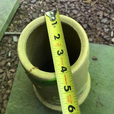 Terracotta Bird Bath Base Only 10â€x21â€ -Lot 476B