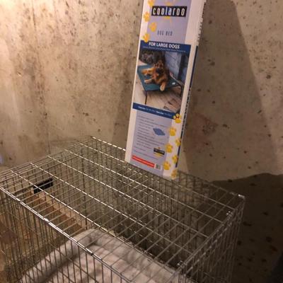 Coolaroo Dog Bed & Midwest Homes For Pets 36â€Lx24â€Wx28â€H -Lot 472