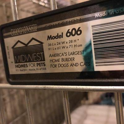 Coolaroo Dog Bed & Midwest Homes For Pets 36â€Lx24â€Wx28â€H -Lot 472