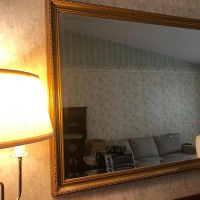 35â€Wx30â€H Beveled Wall Mirror -Lot 473