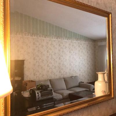 35â€Wx30â€H Beveled Wall Mirror -Lot 473