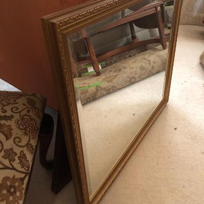 35â€Wx30â€H Beveled Wall Mirror -Lot 473