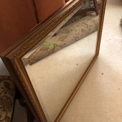 35â€Wx30â€H Beveled Wall Mirror -Lot 473