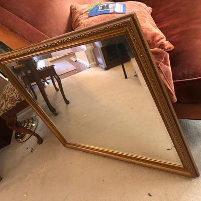 35â€Wx30â€H Beveled Wall Mirror -Lot 473
