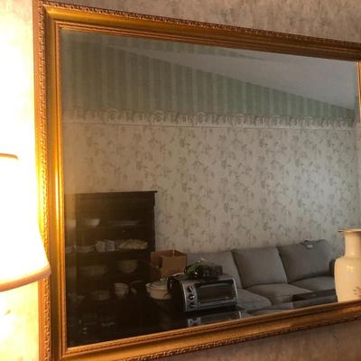 35â€Wx30â€H Beveled Wall Mirror -Lot 473