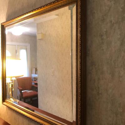 35â€Wx30â€H Beveled Wall Mirror -Lot 473