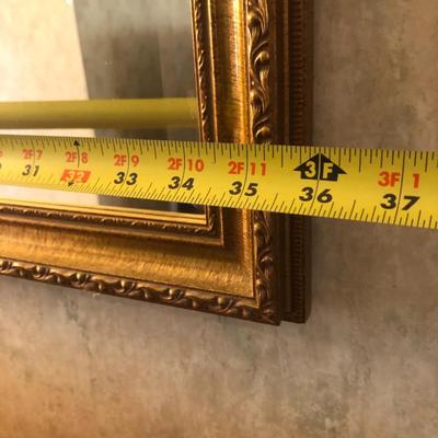 35â€Wx30â€H Beveled Wall Mirror -Lot 473