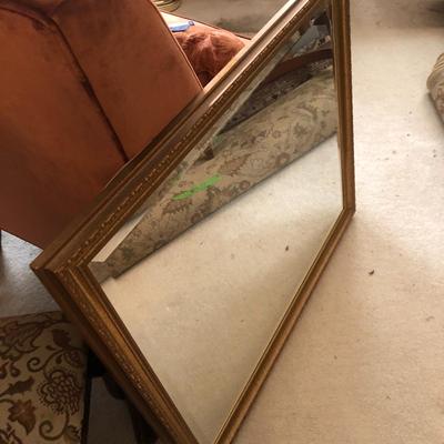 35â€Wx30â€H Beveled Wall Mirror -Lot 473