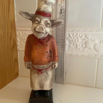 Vintage Kitchen Pig! 12â€ Tall