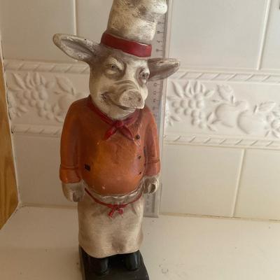 Vintage Kitchen Pig! 12â€ Tall
