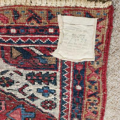 Avakian Bros. Runner Made in Iran 100% Virgin Wool Pile Rug 76
