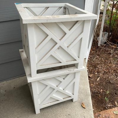 Two 12â€ Planters