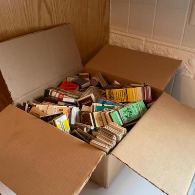 Box full of Vintage Matches