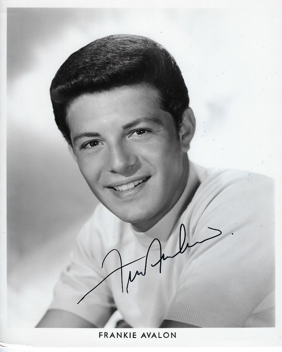 Frankie Avalon signed photo