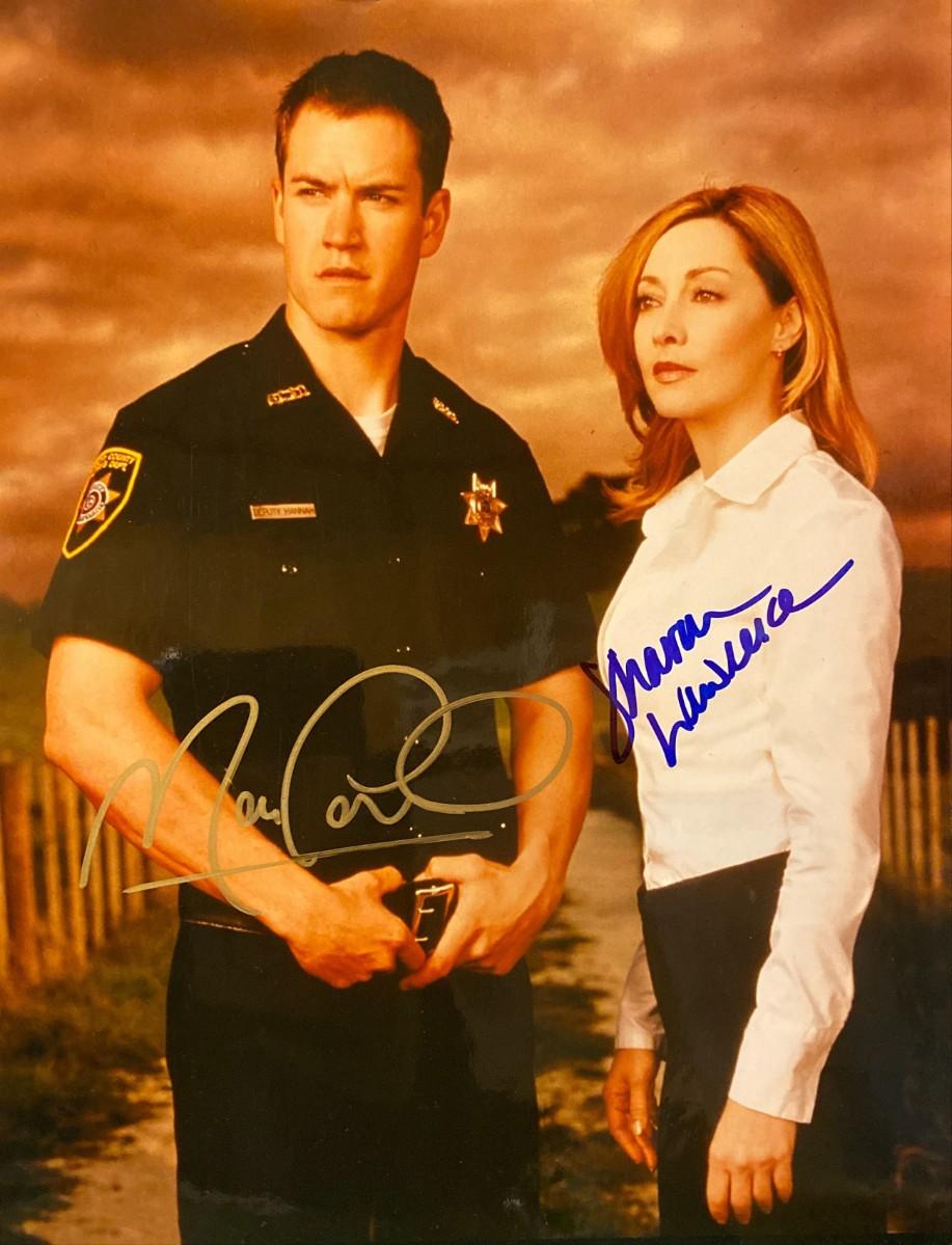 NYPD Blue Mark-Paul Gosselaar and Sharon Lawrence signed photo ...