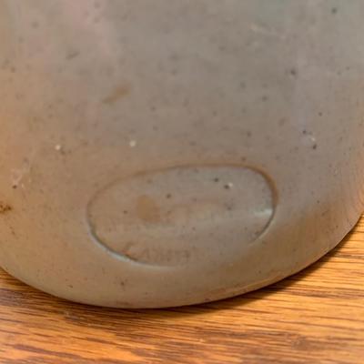 Early Antique Stoneware Crock w/ Lid & Original Lock