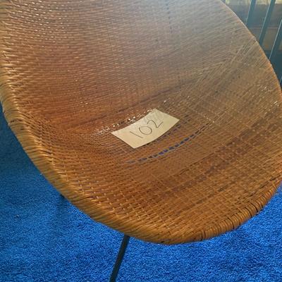 MCM Caned Barrel Chair