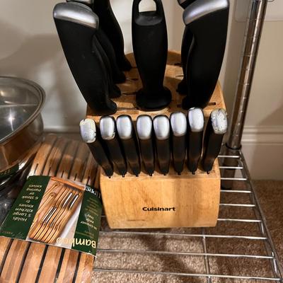 Cuisinart Knife Block Cutlery Set and New Knife Tray