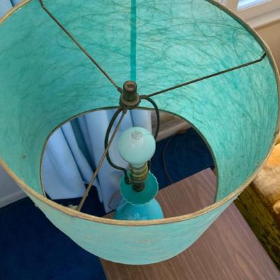 MCM Turquoise Table Lamp
