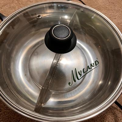 Myland Stainless Steel Electric Wok Mongolian Hot Pot