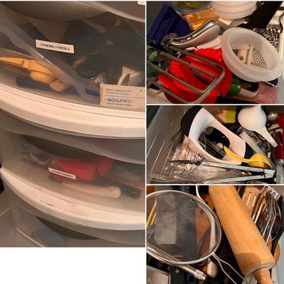 Huge Lot Kitchen Utensils, Gadgets, etc