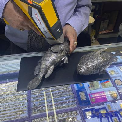 Large Articulated Fish Spice Holders