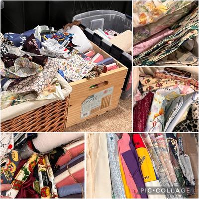 Large Mixed Lot of Fabric