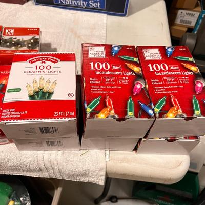 Huge Lot NEW Christmas Lights NIB