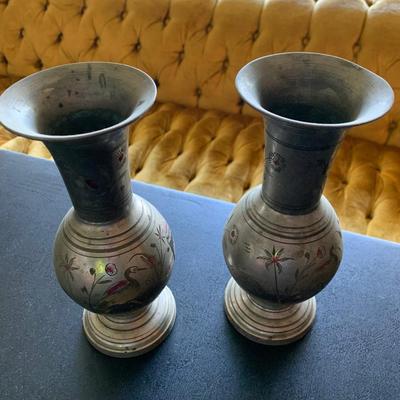 PAIR Overseas Purchased Vintage Urns Vases