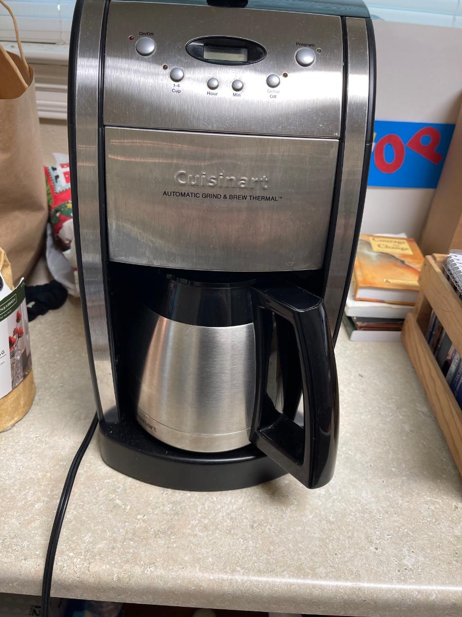 Cuisinart automatic grind & brew thermal coffee maker