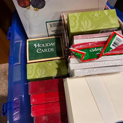 Huge Lot Christmas Balls - All NEW in Boxes and Christmas Cards, Stationary