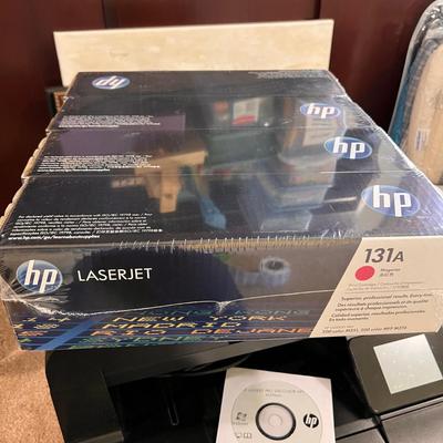 HP LaserJet Pro 200 color MFP M276nw plus 4 Print Ink Cartridges NEW