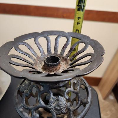 Antique Heavy Metal Candle holder