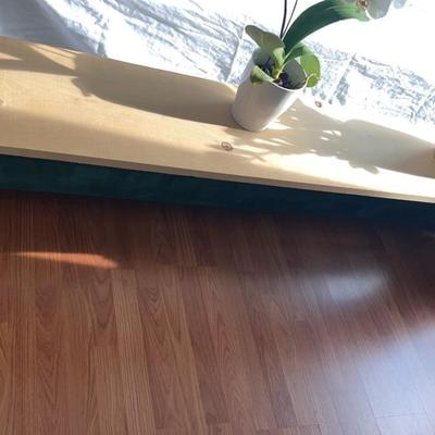 bench /storage area for the end of a king bed