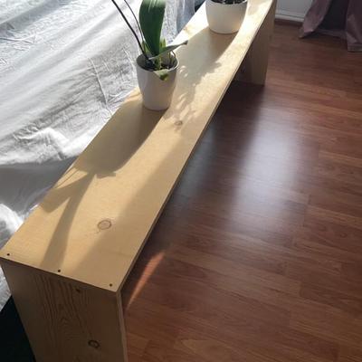 bench /storage area for the end of a king bed